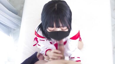 A shrine maiden uses her erotic tongue to serve obediently???? Ejaculate into your mouth!