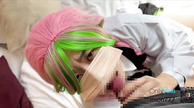 [Private video] Janpanese married girl has creampie sex in a Halloween anime costume.