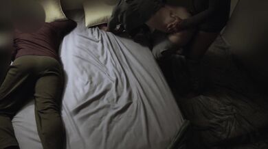 My husband's cousin spending a few days at our house.