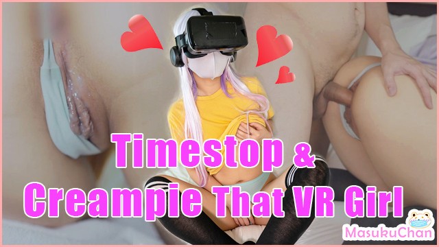 Timestop And Creampie My Roommate While She Masturbate in VR Set