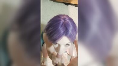 Marie Jane Hentai cosplay girl loves sucking cock