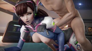 3D Compilation: Overwatch Dva Uncensored Hentai