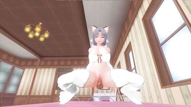 3D HENTAI POV Yumi rides cock to get her pussy creampied