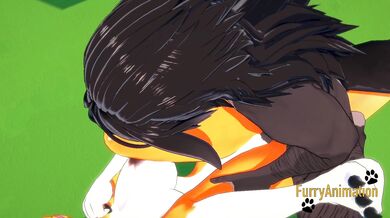 Digimon Hentai 3D Furry - Tomon have sex with black dog