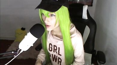 First Cosplay ASMR: CC Eats Candy! Anime- Code Geass | Kat Woods