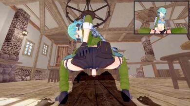 【SINON ASADA】【HENTAI 3D】【POV ONLY COWGIRL POSE】PART 1/2
