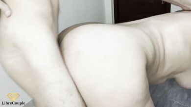 Doggy on persian teen pussy cumshot on ass داگی تو کص داف ایرانی با آب پاشی رو کمرش ایستاده دوست دار