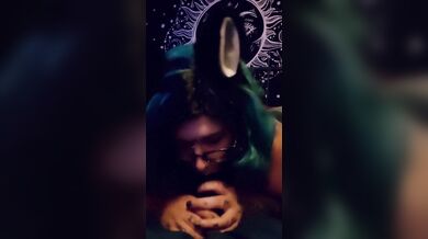 NerdyGothCurves Sucks Your Cock While You Play Dauntless