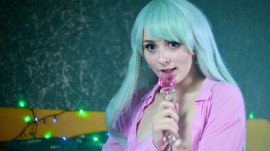 Elizabeth Liones tries a new glass toy in all her holes - ASMR Cosplay Spooky Boogie HD