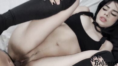 This Halloween, summon the witch Bellanixx and she appears in your room to fuck