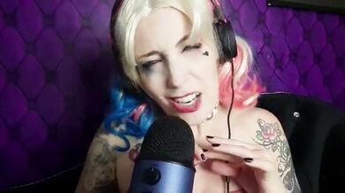 Harley Quinn wants you to stroke your cock hard(ASMR) - Mel Fire