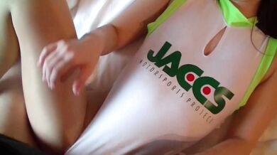 Japanese Grid Girl Race Queen Kyoko Case #10 Leotard fuck