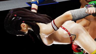 Asuka X Kairi Sane FUTA ANAL WWE Cosplay Credit:Mokujin_hornywood