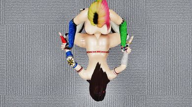 Asuka X Kairi Sane FUTA ANAL WWE Cosplay Credit:Mokujin_hornywood