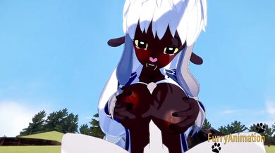Pokemon Hentai - POV Wooloo boobjob