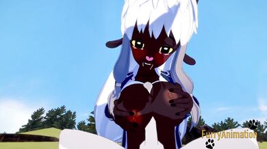 Pokemon Hentai - POV Wooloo boobjob