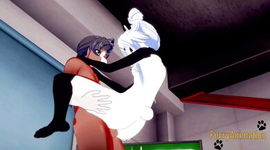 Furry Hentai - Horse and Panda Bear Yiff