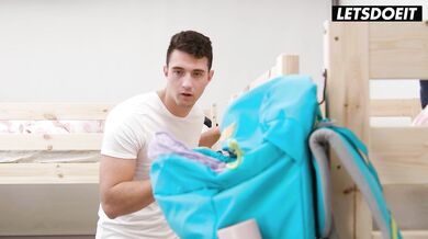 Canadian Chick Eden Ivy Rough Anal Sex with StepBro On Vacation - HORNY HOSTEL