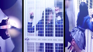 Creampie to Japanese girl who cosplayed anime characters