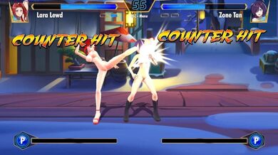 Lara Lewd vs Zone Tan 3d version