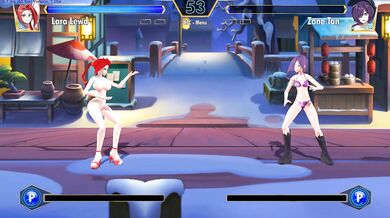 Lara Lewd vs Zone Tan 3d version