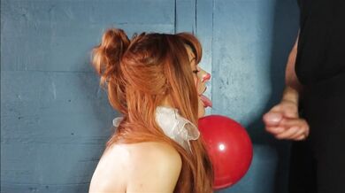 He Cum 2 Times with Halloween Pennywise Step Sis