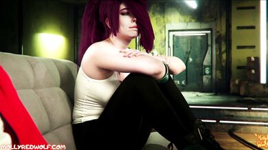 Brain slug controlled Leela gets a double cumshot from Fry - MollyRedWolf