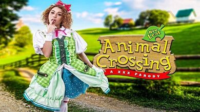 Allie Addison As ANIMAL CROSSING Isabelle Feels Butterflies Every Time You Touch Her VR Porn