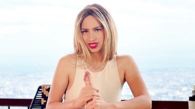 JOI | Latina tetona te da instrucciones para correrte en su boca - Kem Indians