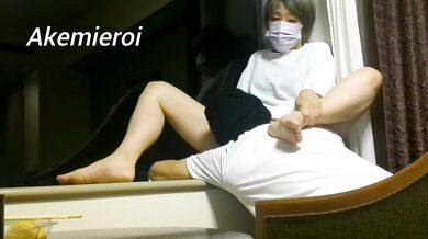 無修正　ホテル窓越しクン二、バック挿入、ベットで騎乗位中だし