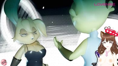 We fuck with sex virtual sex devices and I end up cumming inside her (Furry animation) - Jazziuu