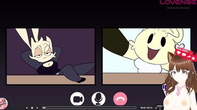 We fuck with sex virtual sex devices and I end up cumming inside her (Furry animation) - Jazziuu