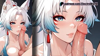 Feixiao - Honkai and new dick-source ability, gets bukake