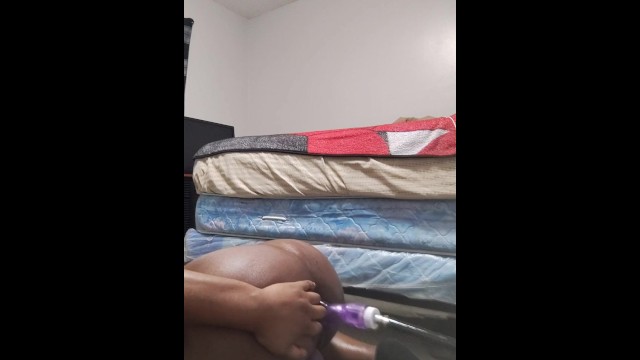 stuffing my ass 1st time ????‍???????????? didn't know music was too loud untill after. but the view ????