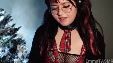 ASMR - BLOWJOB, HANDJOB, LICKING, DROOLING, SCHOOLGIRL RP | EmmaTASMR