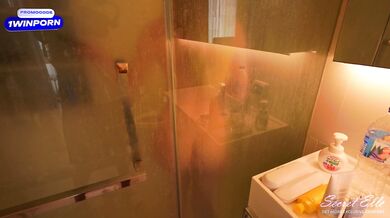 gf's SISTER Begging for more and gets UNEXPECTED CREAMPIE, when gf in the shower - Secret Elle