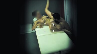 (Full Video Creampie)This man hires a girl to give him a massage at his home