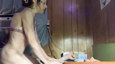 Stepsister & stepbrother can’t keep their hands to themselves while home alone