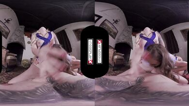 VRCosplayX XXX Cosplay THREESOME Compilation In POV Virtual Reality Part 2