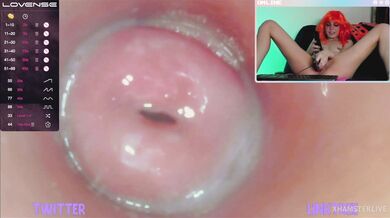 Kinky Leeloo masturbates using a vibrator and endoscope and gets a very wet orgasm - xxs pie