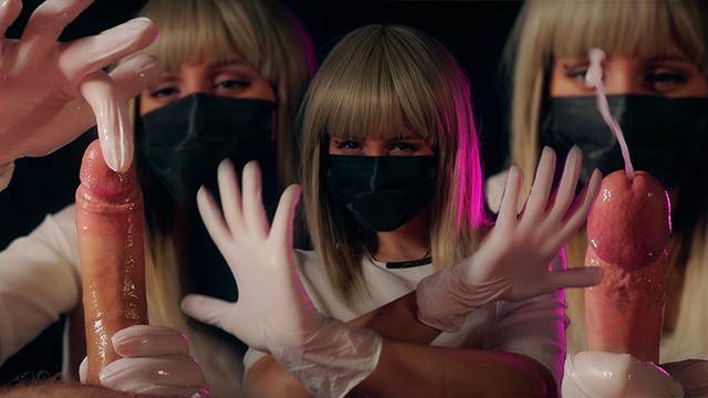 Сrazy nurse will make you cum twice from unreal handjob