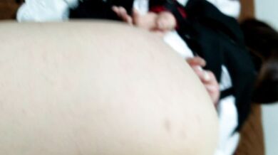 【SM】拘束した変態メイドのマンコにローター挿入したままムチでお仕置き【素人・個人撮影】