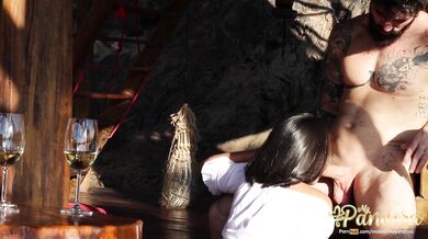 Fucking hard a perfect brunette teen in a bikini