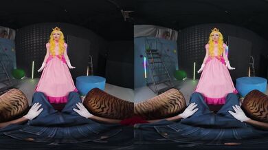 VR Conk Fuck Beautiful Princess Peach In Best Super Mario XXX Parody VR Porn