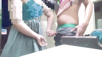 Hirap pag may tao sa sala | Mabilisang tuwad at putok sa loob