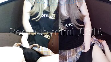 I am a Japanese amateur. I am not allowed to masturbate while delivering...