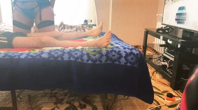 Girlfriend prepares for a surprise sex casting and goes to the bedroom part 1