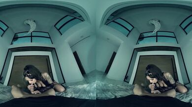 Busty April Olsen As SUCKER PUNCH BLONDIE Wants You Very Deep VR Porn