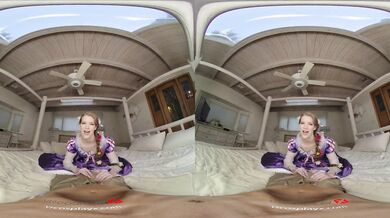 Teen Redhead Princess RAPUNZEL Craves For Big Cock VR Porn