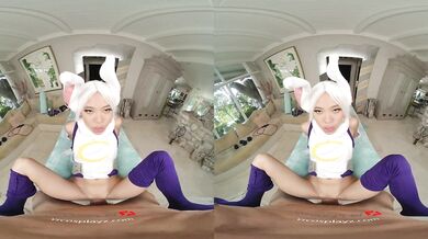Asian Babe Vina Sky As MY HERO ACADEMIA MIRKO Wants Your Thick Dick VR Porn